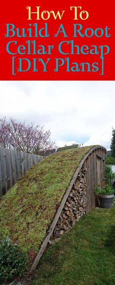 Root cellar set up