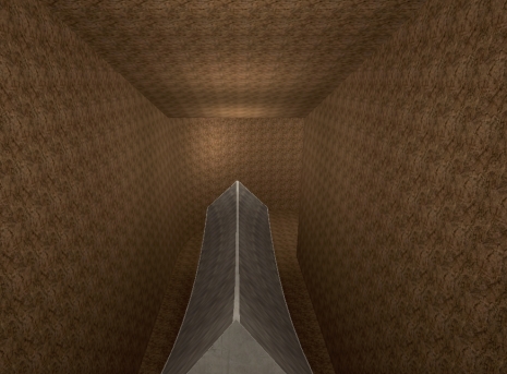 Screenshot of a surf beginner failing to launch from a surf ramp, falling down into the abyss of the map, comedic timing, low-poly textures, Counter-Strike: Source, ragdoll physics.