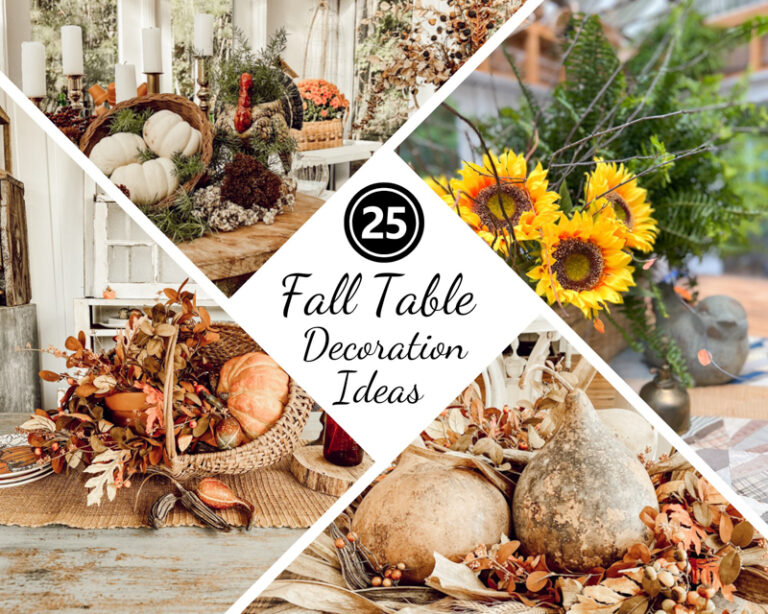 Image of a fall table centerpiece
