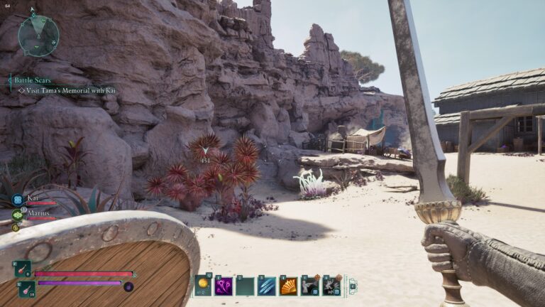 A side-by-side comparison of a dungeon or ruin from Avowed and Skyrim. The Avowed side should feature a dimly lit dungeon interior with detailed stonework, ancient carvings, and scattered debris. The Skyrim side should display a similarly themed ruin, perhaps from Bleak Falls Barrow. Highlight the differences in environmental storytelling and architectural design.