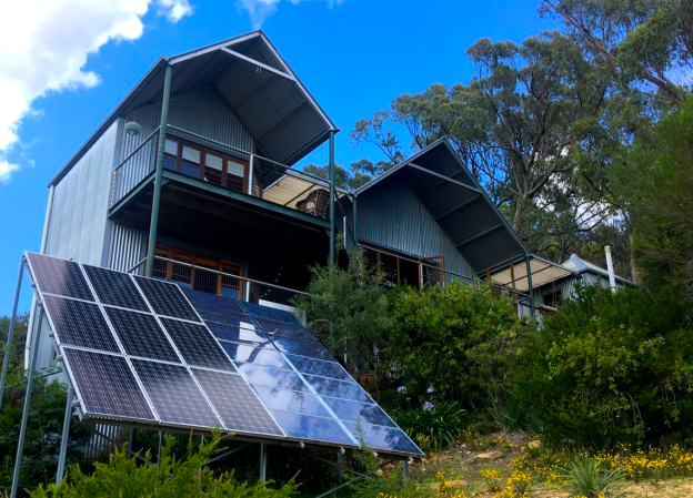 A beautiful homestead with off-grid living setup