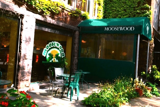 An image of the Moosewood Restaurant in Ithaca, NY 