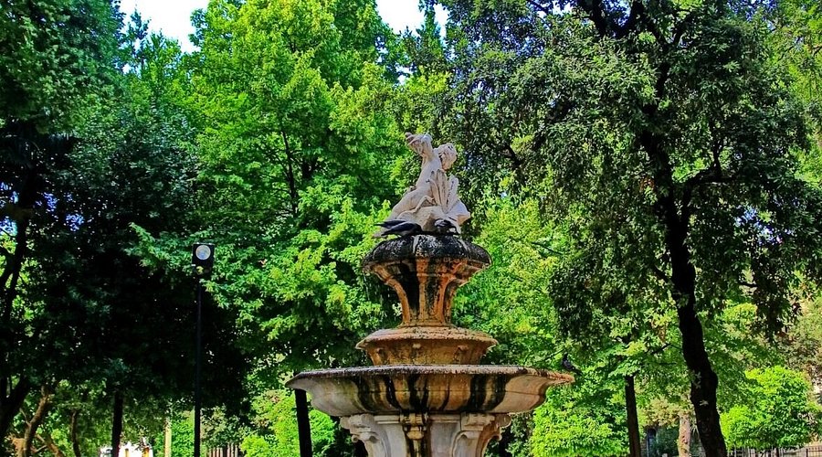 A charming fountain in a Croatian town