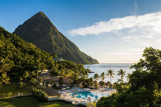 Sugar Beach, A Viceroy Resort, showcasing luxury villas and beautiful beach setting