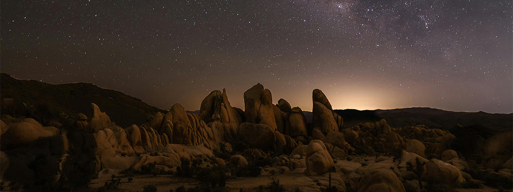 Skull Rock in Joshua Tree National Park, a popular landmark but can be very crowded