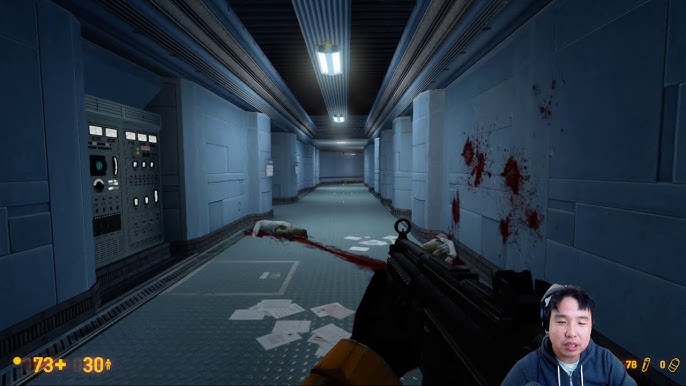 A close-up of alien foliage in Xen from Black Mesa Definitive Edition, showcasing the increased texture detail and resolution.