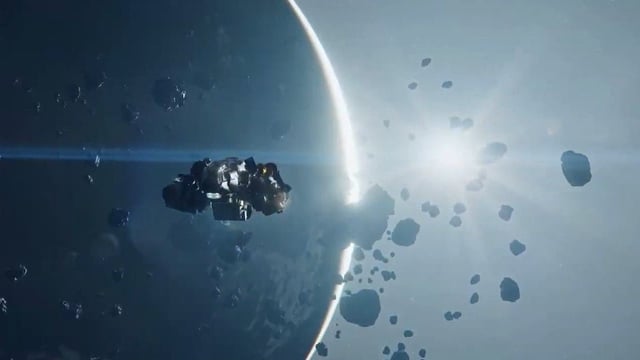 A close-up shot of the Starfield base building UI, focusing on available structures and resource requirements.