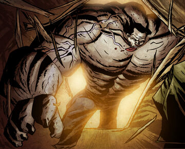 A dynamic screenshot of a Tank bursting through a wooden fence in a suburban backyard during the Dead Center campaign. The survivors are caught completely off guard, their faces reflecting shock and terror. Focus on the Tank's raw power and the environment's destruction. Use a shallow depth of field to emphasize the immediate threat.