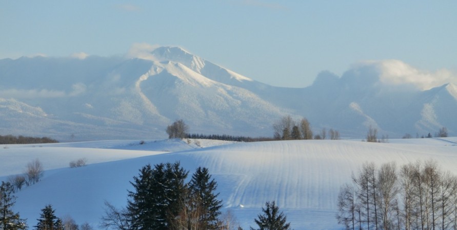 Soaking in Fukiage Onsen