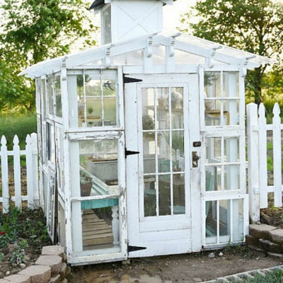 Window frames attached