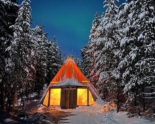 Reindeer Sleigh Ride to Sami Lavvu