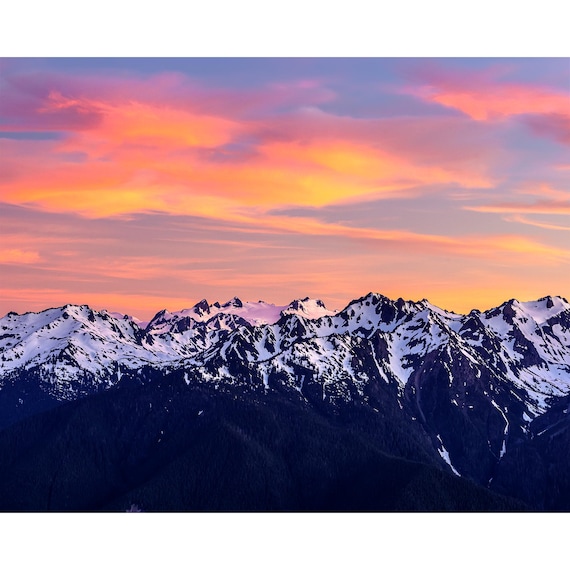 Panoramic view from Hurricane Ridge