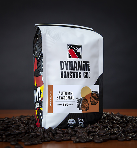 Customers enjoying coffee and conversation at a table