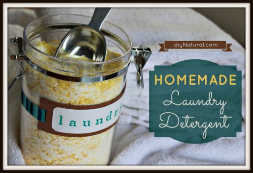 homemade laundry soap ingredients glass jar