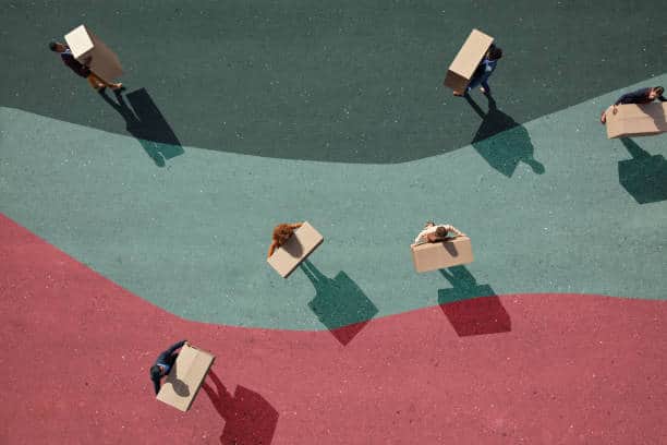 Sackboy in a somber pose