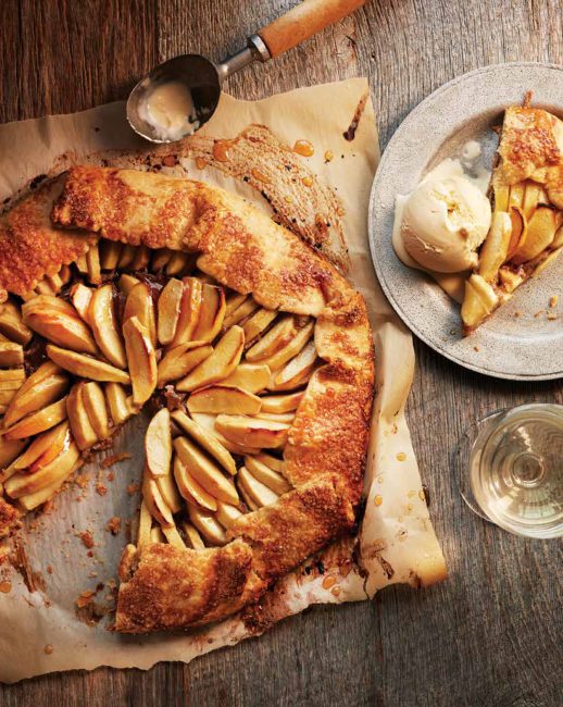 Autumn's Crown Jewel: Heirloom Apple Galette wi...