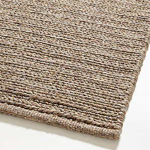 Woven jute rug mudroom boots