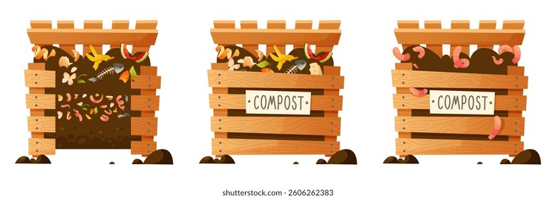 Infographic of all items that may be used to compost.