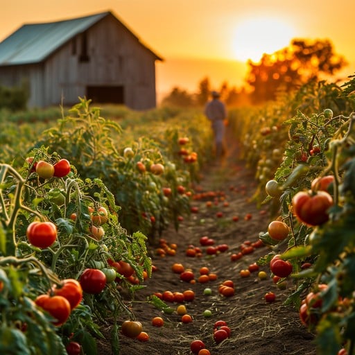 A beautifully arranged harvest basket