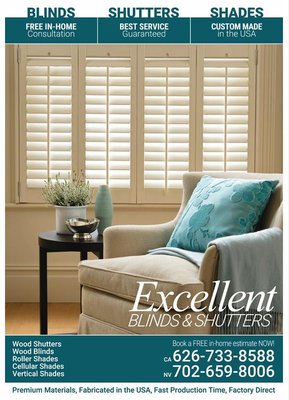 Image of Completed Shutters Installed in a Home