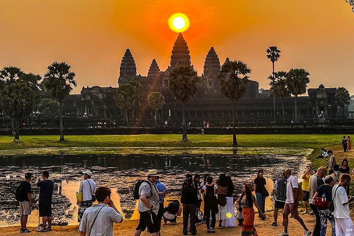 Sunrise over Angkor Wat