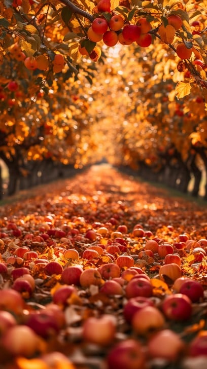 Image of apple mixture being transferred to a baking dish, illustrating the step of assembling the apple base for the crumble.