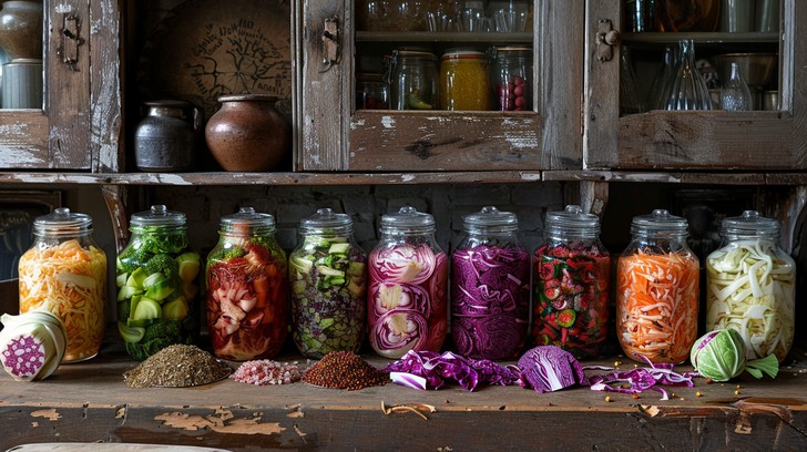 Colorful Preserved Vegetables