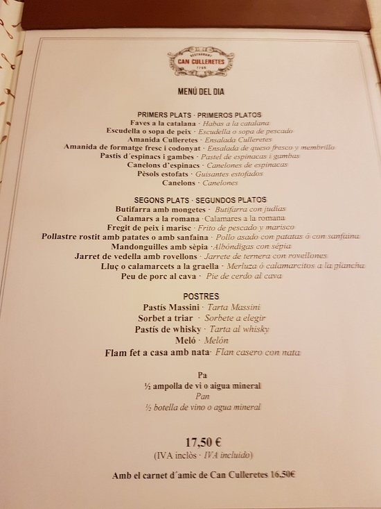 Can Culleretes interior