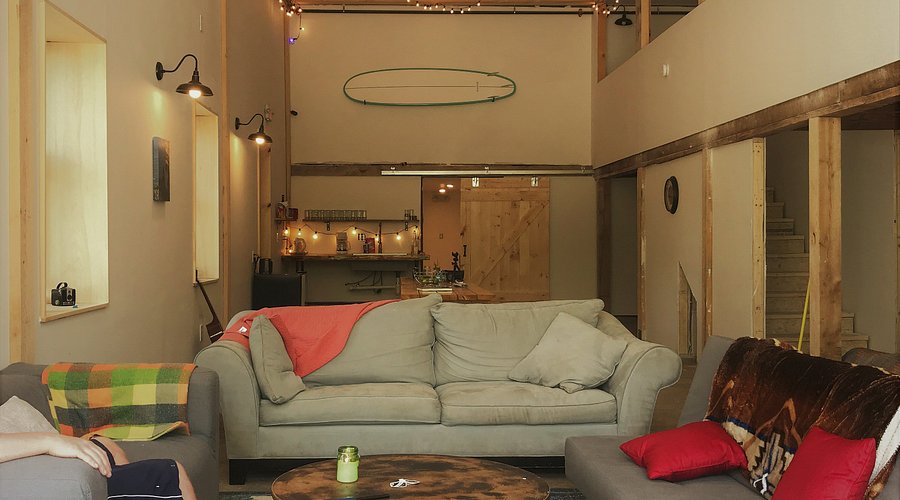 St Christopher's Inn exterior in a bustling Barcelona street