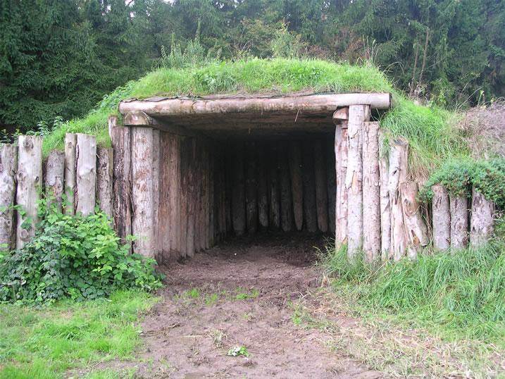 Diagram of a ventilation system for a root cellar