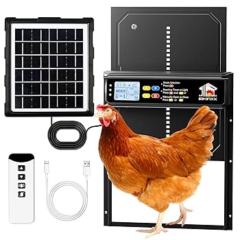 Checking wires, battery in chicken coop