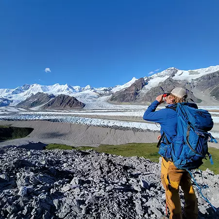 Our Campsite Setup, including the Tent and Cooking Area