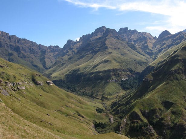 Skiers navigating the Haute Route, Chamonix Zermatt winter traverse
