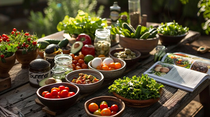 Describe the optimal time to harvest each ingredient for the best flavor
