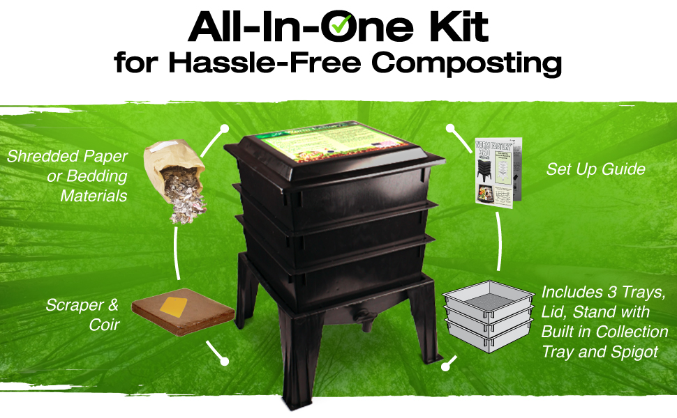 Side-by-side comparison of traditional compost and vermicompost