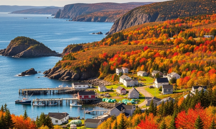 A panoramic view from inside the sauna, showcasing the ocean view and the sauna's rustic interior