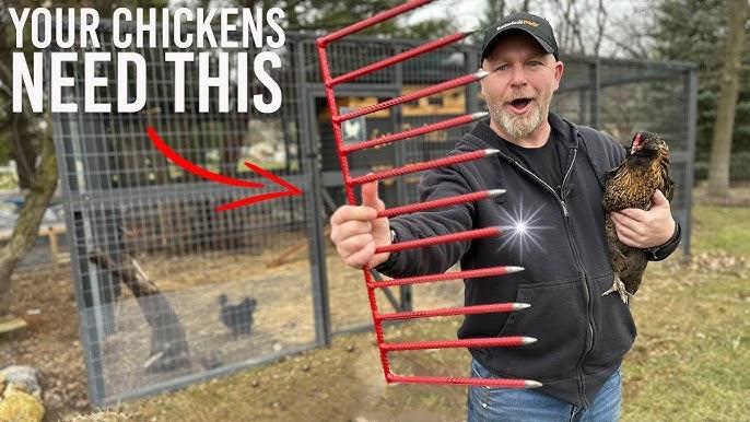 Close-up of A-frame roof structure being built on the mobile chicken coop, focusing on the angle and secure joints