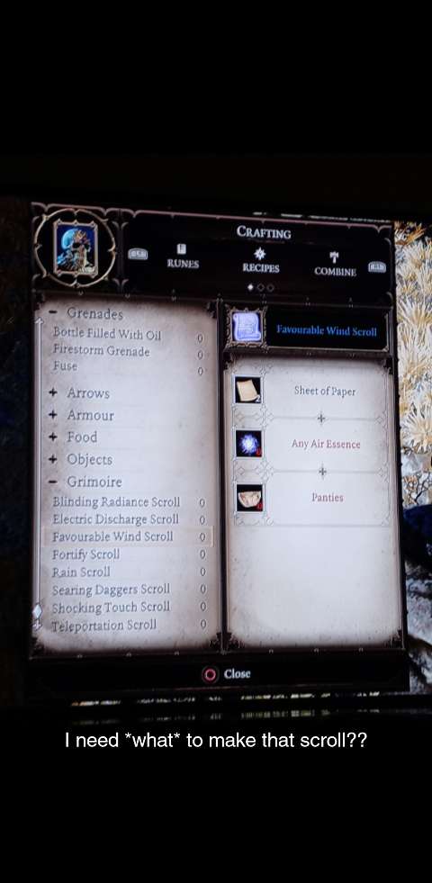 Crafting a Nail Bomb in Divinity: Original Sin 2