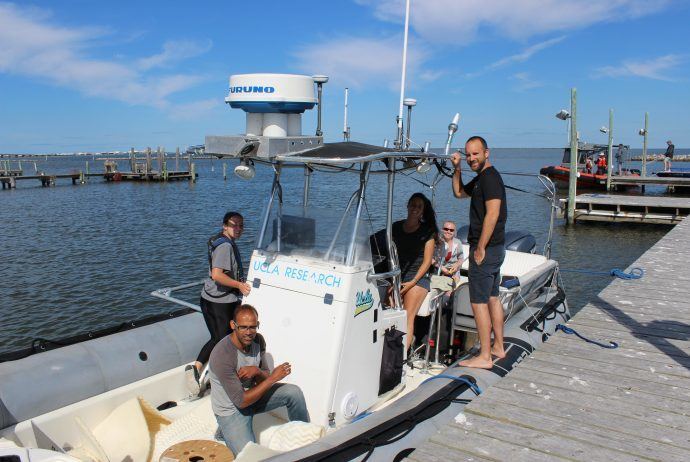 Wide shots of the deep seawater air conditioning system intake, demonstrating its unobtrusive placement in the ocean.