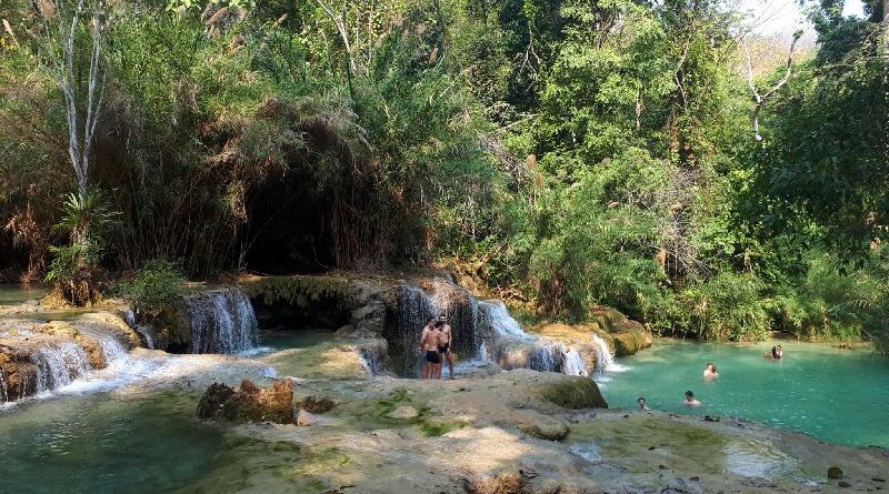 Kuang Si Falls secluded pool