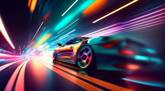 A detailed image showcasing clean cable management techniques in the sim racing rig, with cable sleeves, zip ties, and Velcro straps neatly organizing the cables.