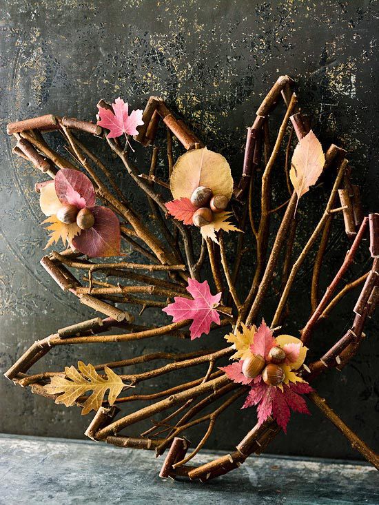 Dried flowers tied