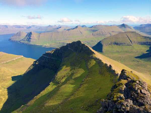 Saksun Valley with Black Sand Beach