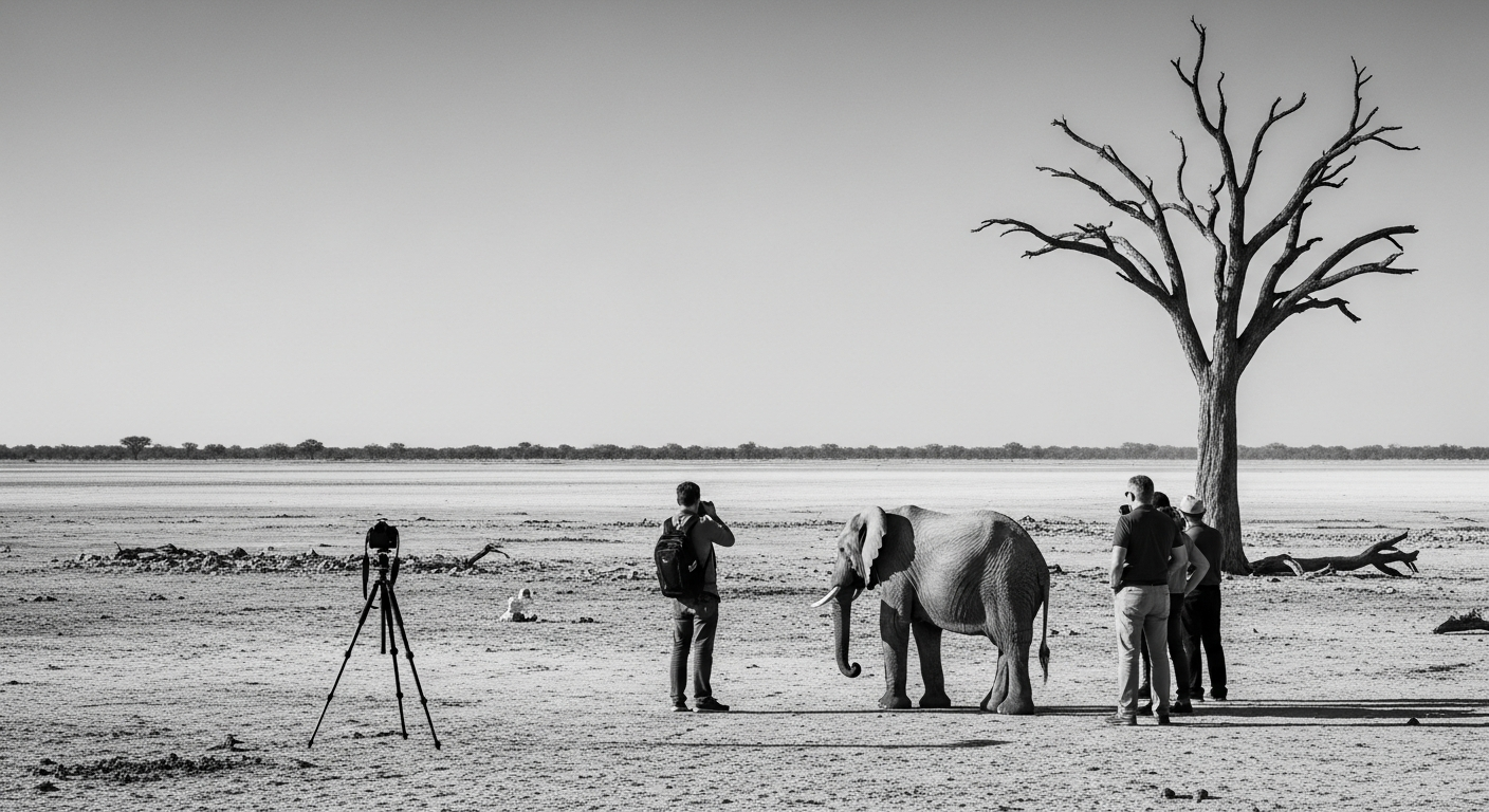 # Namibia in Black and White: A Photographer's Jou...