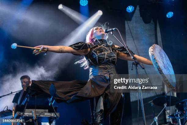 Panoramic views from the Kallur Lighthouse on Kalsoy island, showcasing dramatic cliffs and the North Atlantic