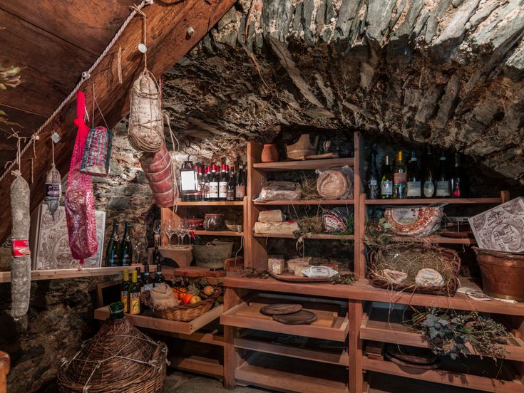 Root cellar with stone exterior