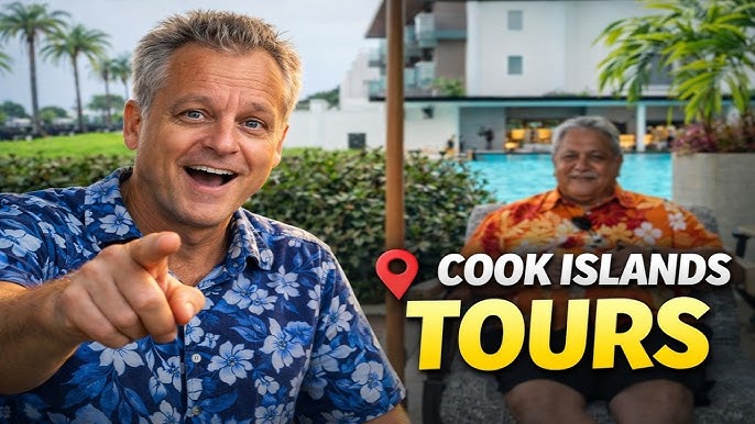 Sarah and Mark, silhouetted against a vibrant sunset on a beach in Rarotonga, holding hands and looking out at the ocean, symbolizing their decade of love and the memories created on their anniversary trip.