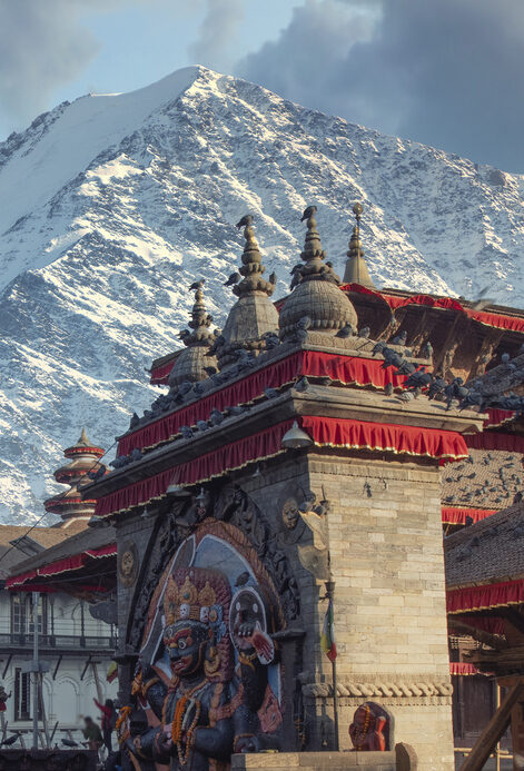 The infinity pool at Hotel Hubertus in the Dolomites, Italy, with stunning mountain views.