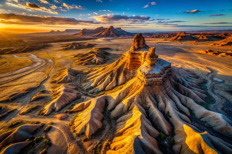 A sandstone pillar landscape in Zhangjiajie National Forest Park