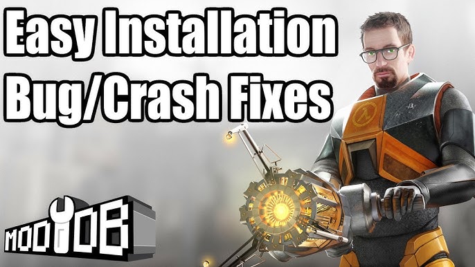 An in-game shot of the player using a newly added weapon from the mod, the weapon has custom model and animations.